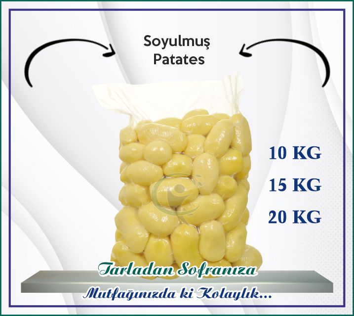 Vakumlu Soyulmuş Patates