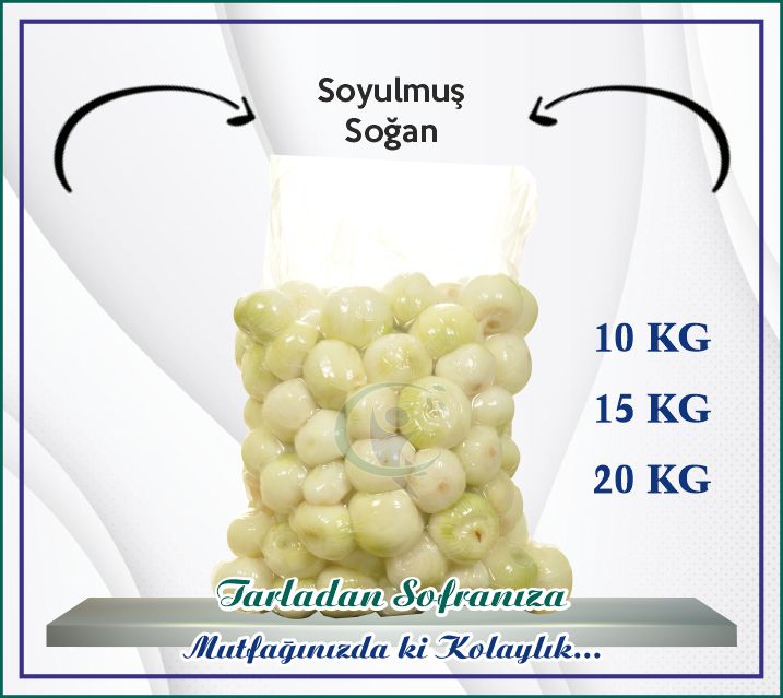 Vakumlu-Soyulmuş Soğan